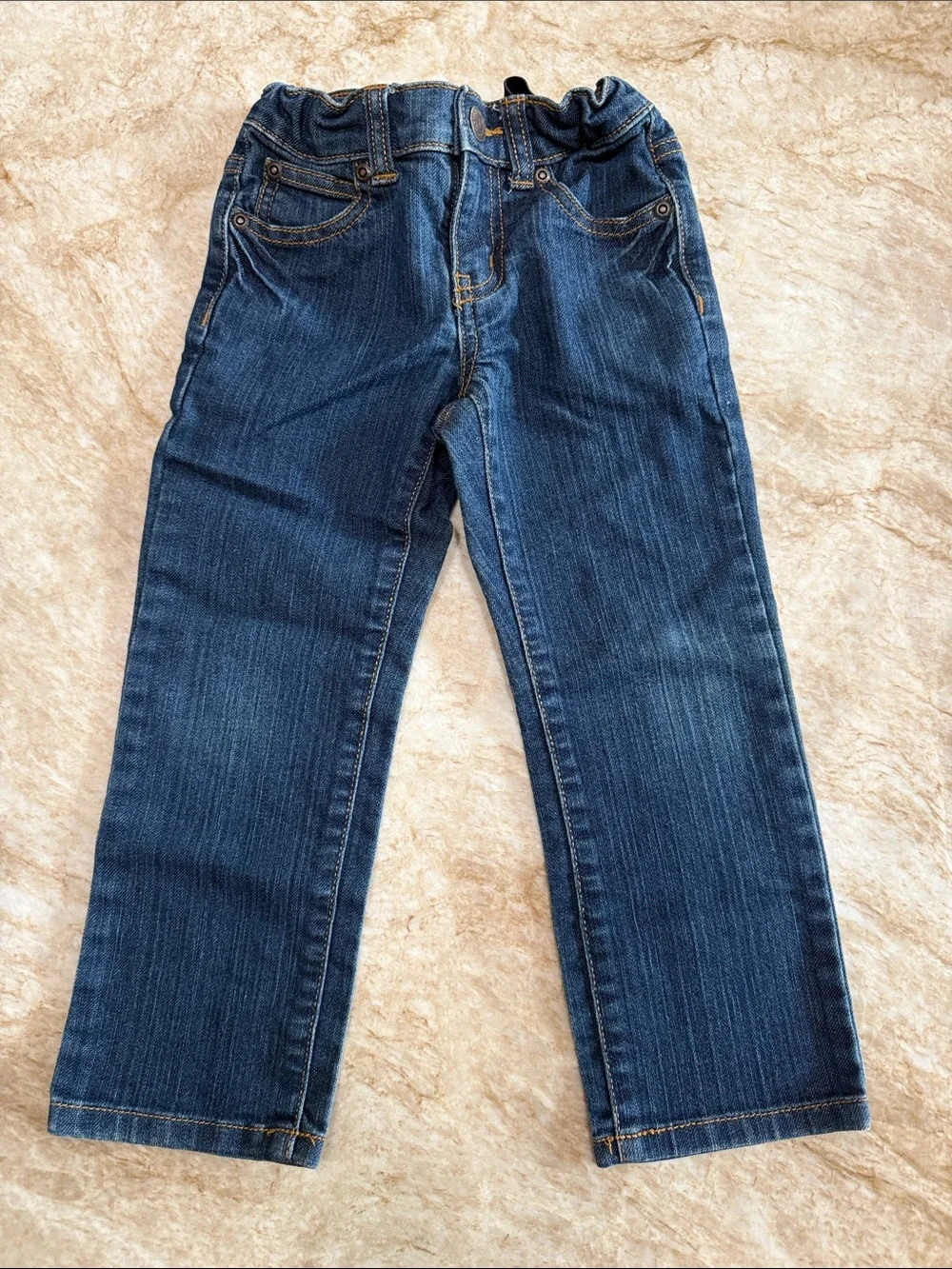 Janie and Jack Boys' Dark Blue Straight Jeans